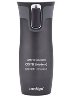 Kubek termiczny z grawerem - Contigo West Loop 2.0 • 470ml • Grafitowy