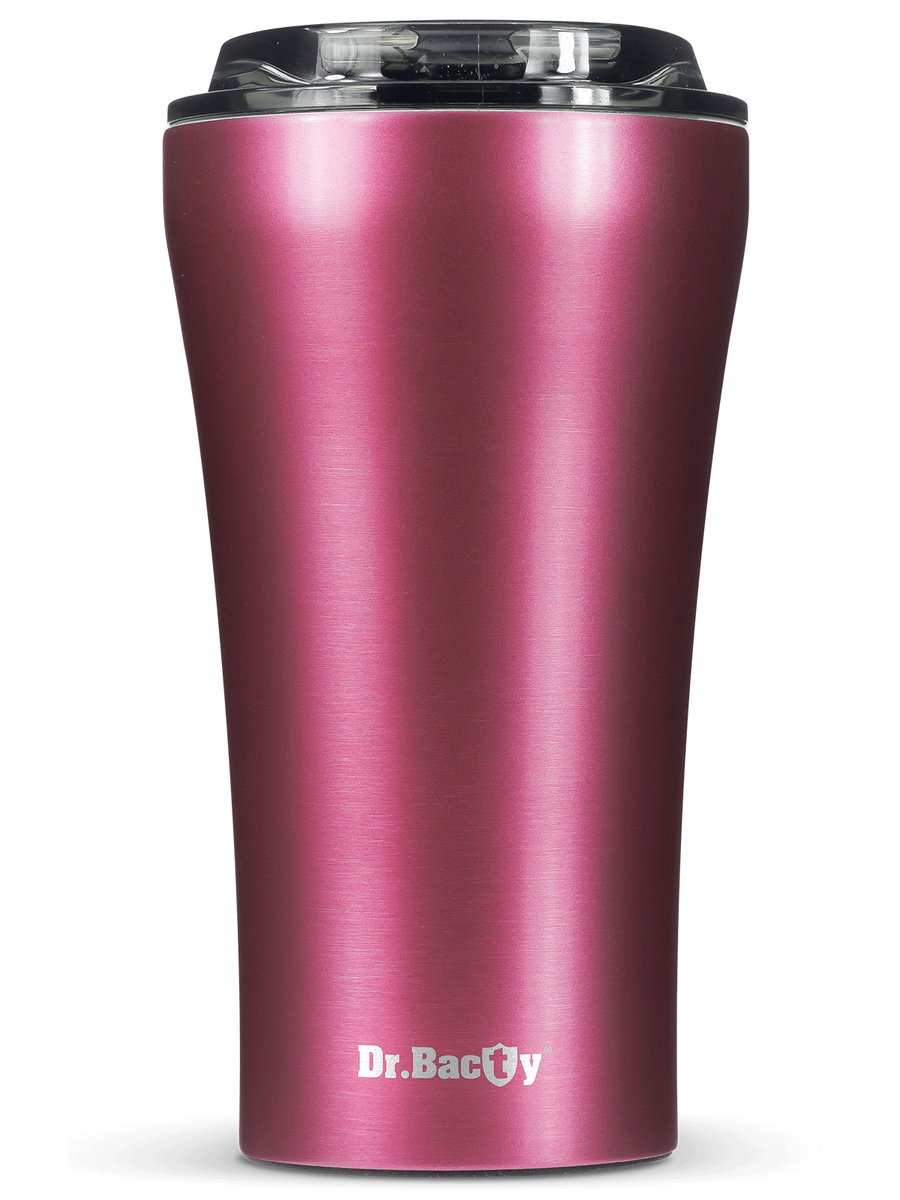 Kubek termiczny na kawę Dr.Bacty Apollo 2.0 - 360 ml - Pink - powystawowy