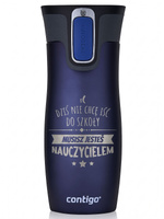 Kubek termiczny - Contigo West Loop 2.0 • 470ml • Jesteś Nauczycielem • Granat Mat