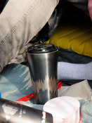 Kubek termiczny na kawę Dr.Bacty Apollo 2.0 - Las - 360 ml - Gunmetal