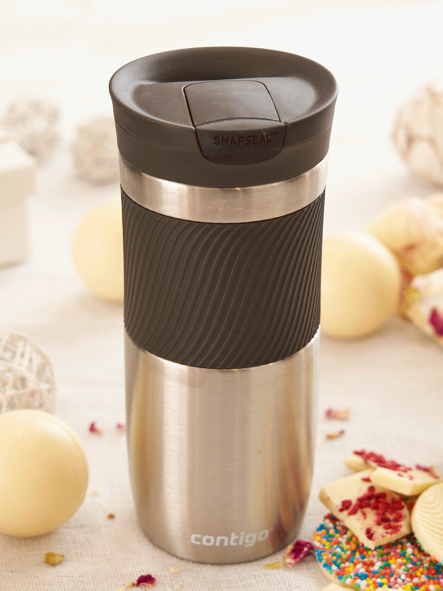 Kubek termiczny z grawerem - Contigo Byron • 470ml • Stainless Steel