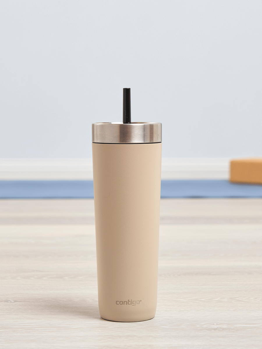 Kubek termiczny ze słomką - Contigo Luxe Tumbler • 720ml • Brown Sugar