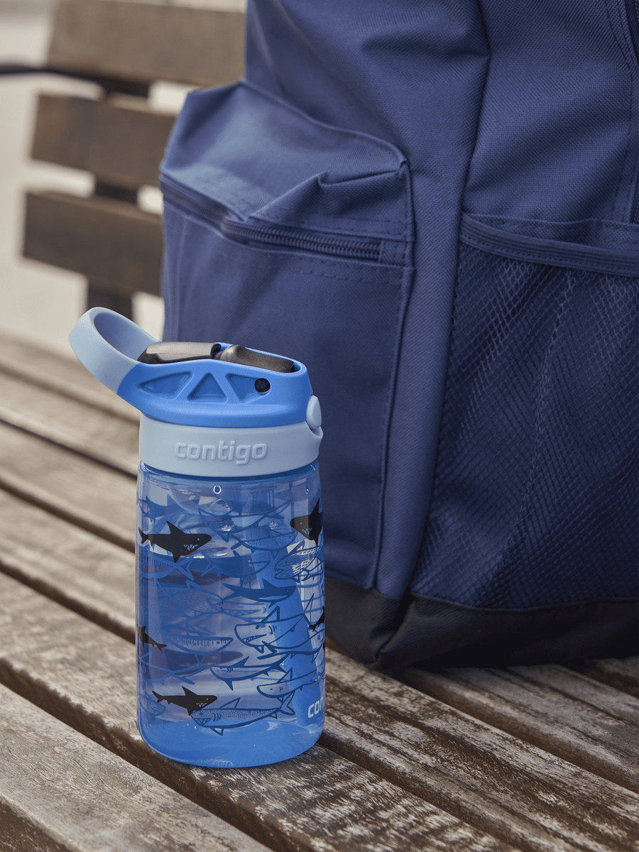 Bidon / butelka dla dzieci - Contigo Easy Clean • 420ml • Sharks