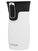 Kubek termiczny - Contigo West Loop Mini • 300ml • Floresy - Biały Metalik