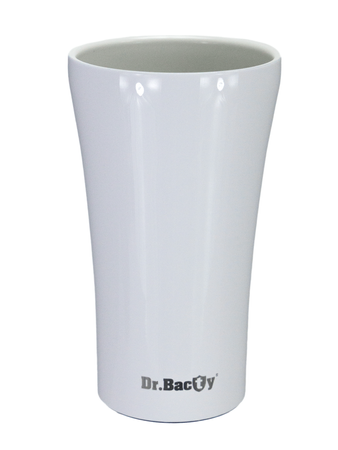 Kubek termiczny na kawę Dr.Bacty Apollo 2.0 - "Byk" - 360  ml - Glossy White
