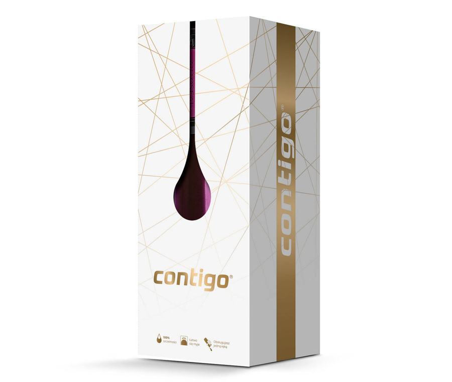 Kubek termiczny - Contigo West Loop 2.0 • 470ml • Błękitny Mat + Pudełko