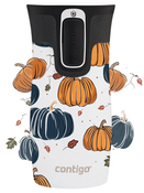 Kubek termiczny - Contigo West Loop Mini • 300ml • Dynie - Biały metalik