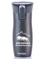 Kubek termiczny - Contigo West Loop 2.0 • 470ml • Gunmetal - Bieg Rzeźnika