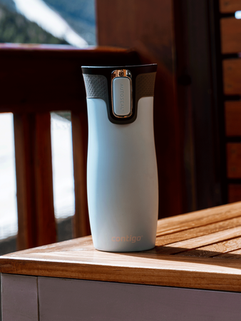 Kubek termiczny - Contigo West Loop 2.0 • 470ml • Błękitny Mat