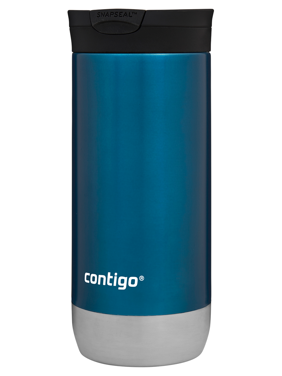 Kubek termiczny z grawerem - Contigo Huron 2.0 • 470ml • Niebieski