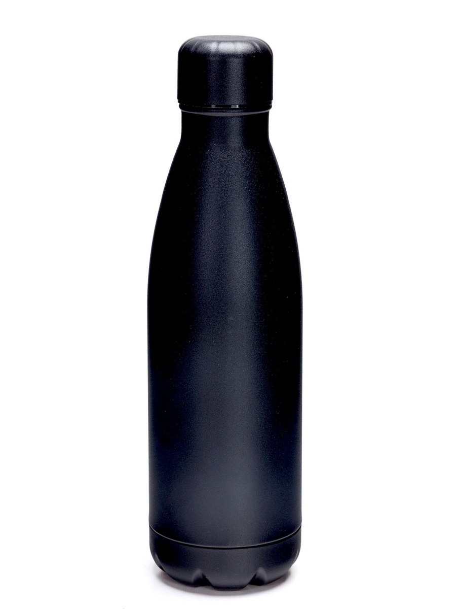 Butelka termiczna stalowa Dr.Bacty Atena 500 ml - Czarna