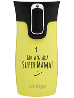 Kubek termiczny - Contigo West Loop Mini • 300ml • Tak wygląda Super Mama - Limelight