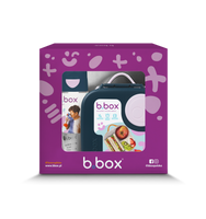 B.Box Zestaw Mini Lunchbox + Butelka tritanowa ze słomką 450ml Indigo Rose