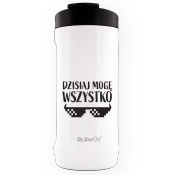 Kubek do samochodu Dr.Bacty Notus 360 ml - Dzisiaj mogę wszystko - biały