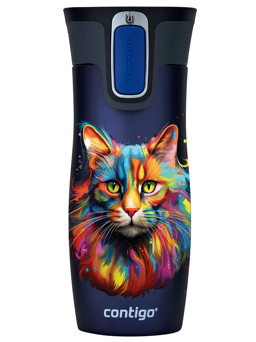 Kubek termiczny - Contigo West Loop 2.0 • 470ml • Kot - Granatowy