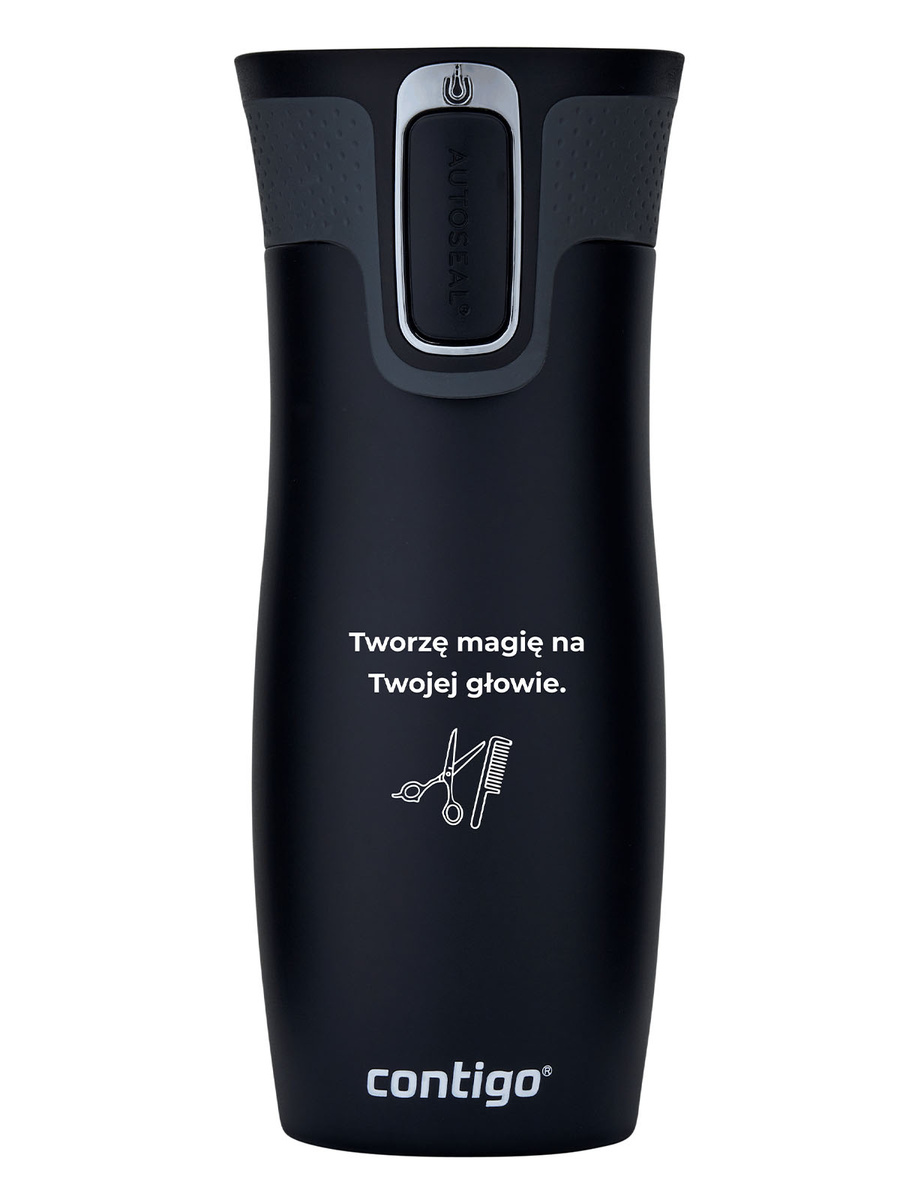 Kubek termiczny dla Fryzjerów - Contigo West Loop 2.0 • 470 ml • czarny