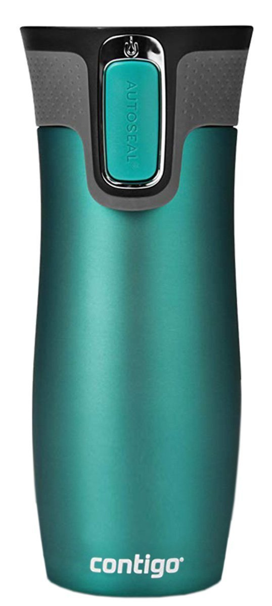 Kubek termiczny - Contigo West Loop 2.0 • 470ml • Monstera - Biscay Bay
