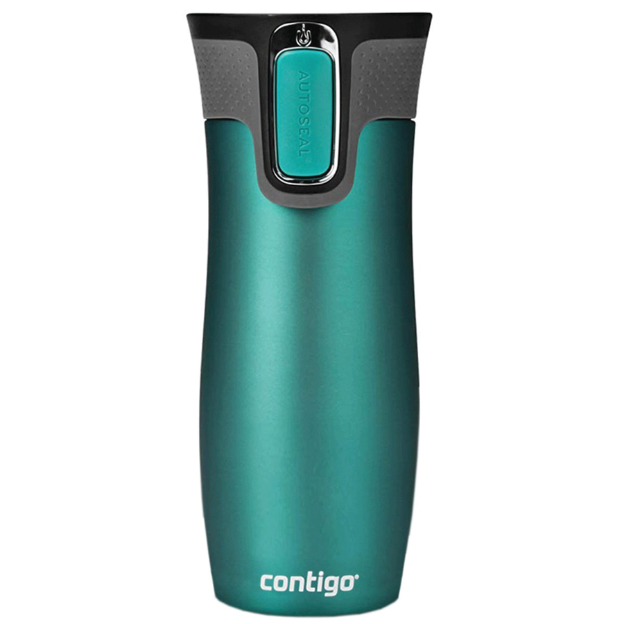 Kubek termiczny - Contigo West Loop 2.0 • 470ml • Monstera - Biscay Bay