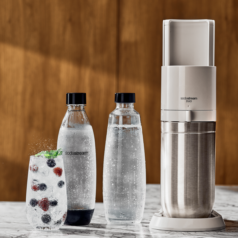 Saturator do wody gazowanej SodaStream Duo biały'+ 2 butelki+ nabój CO2