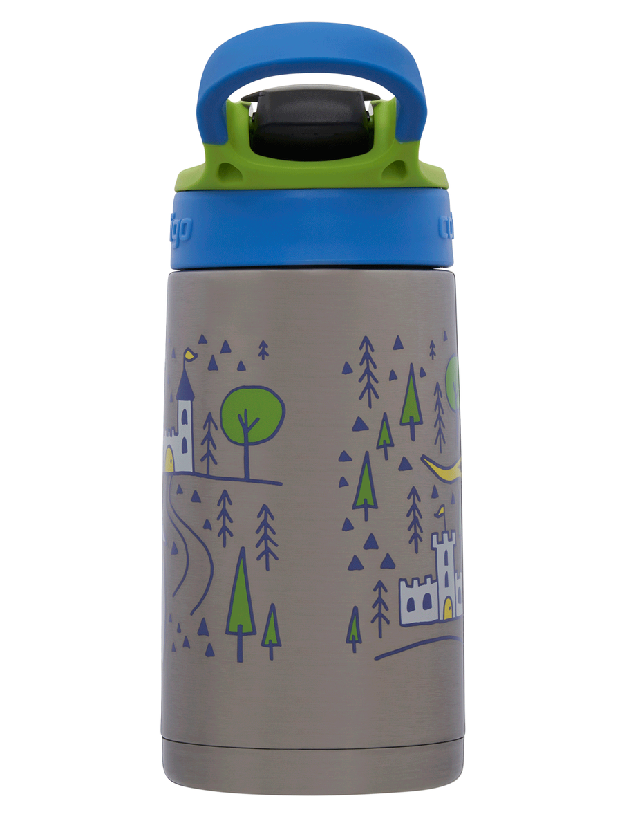 Bidon termiczny dla dziecka - Contigo Easy Clean • 380ml • Zielony Smok