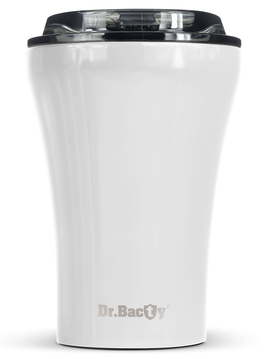 Dr.Bacty Apollo - Kubek termiczny do kawy - 227 ml - biały