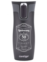 Kubek termiczny - Contigo West Loop 2.0 • 470ml • Na 50 urodziny - Gunmetal