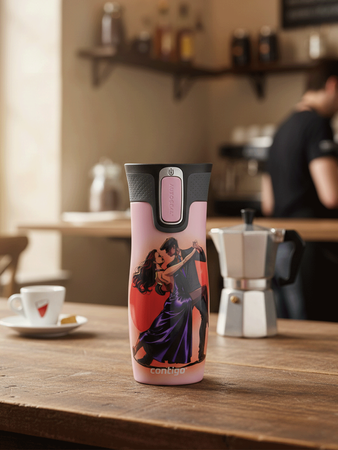 Kubek termiczny Contigo West Loop 2.0 470ml - Tango - Różowy Mat
