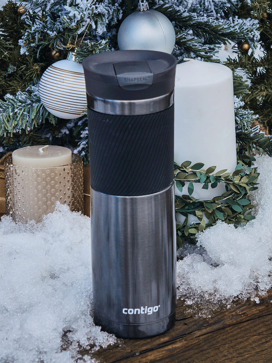 Zestaw kubków termicznych Byron 590ml - Czarny + Byron Contigo 720ml - Gunmetal