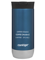 Kubek termiczny z grawerem - Contigo Huron 2.0 • 470ml • Niebieski