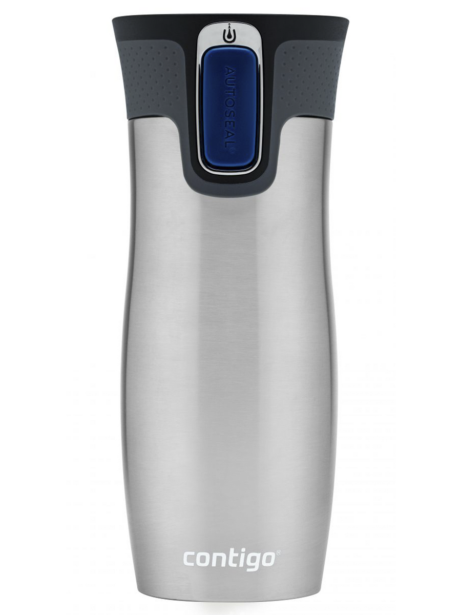 Kubek termiczny - Contigo West Loop 2.0 • 470ml • Stalowy + Pudełko