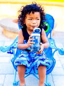 Bidon / butelka dla dzieci - Contigo Easy Clean • 420ml • Sharks