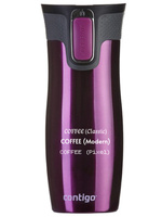 Kubek termiczny z grawerem - Contigo West Loop 2.0 • 470ml • Malinowy