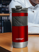 Kubek termiczny - Contigo Byron 2.0 • 470ml • Czerwony