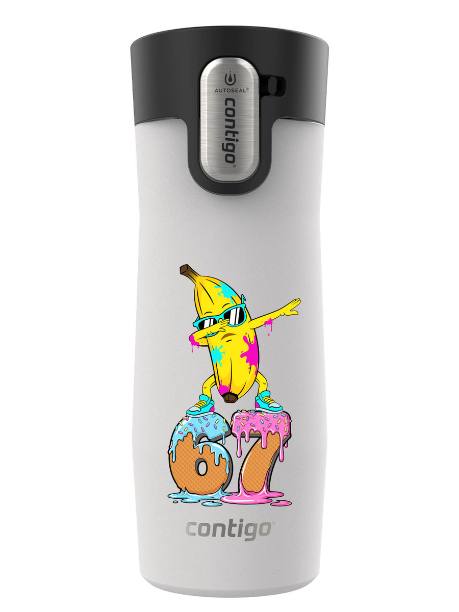 Kubek termiczny Contigo West Loop 3.0 470ml - Six Seven - Biały Mat