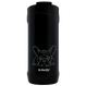 Kubek termiczny 2w1 Dr.Bacty Notus 360 ml - Buldog francuski - czarny
