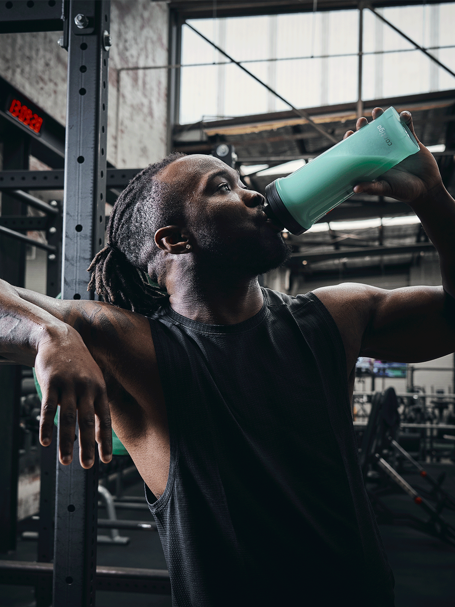 Shaker do odżywek - Contigo Shake&Go 2.0 • 820ml • błękitny