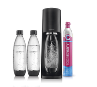 Saturator do wody gazowanej SodaStream TERRA czarny'+ 2 butelki + nabój CO2