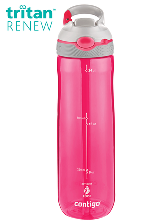 Butelka tritanowa na wodę - Contigo Ashland • 720ml • Sangria/White