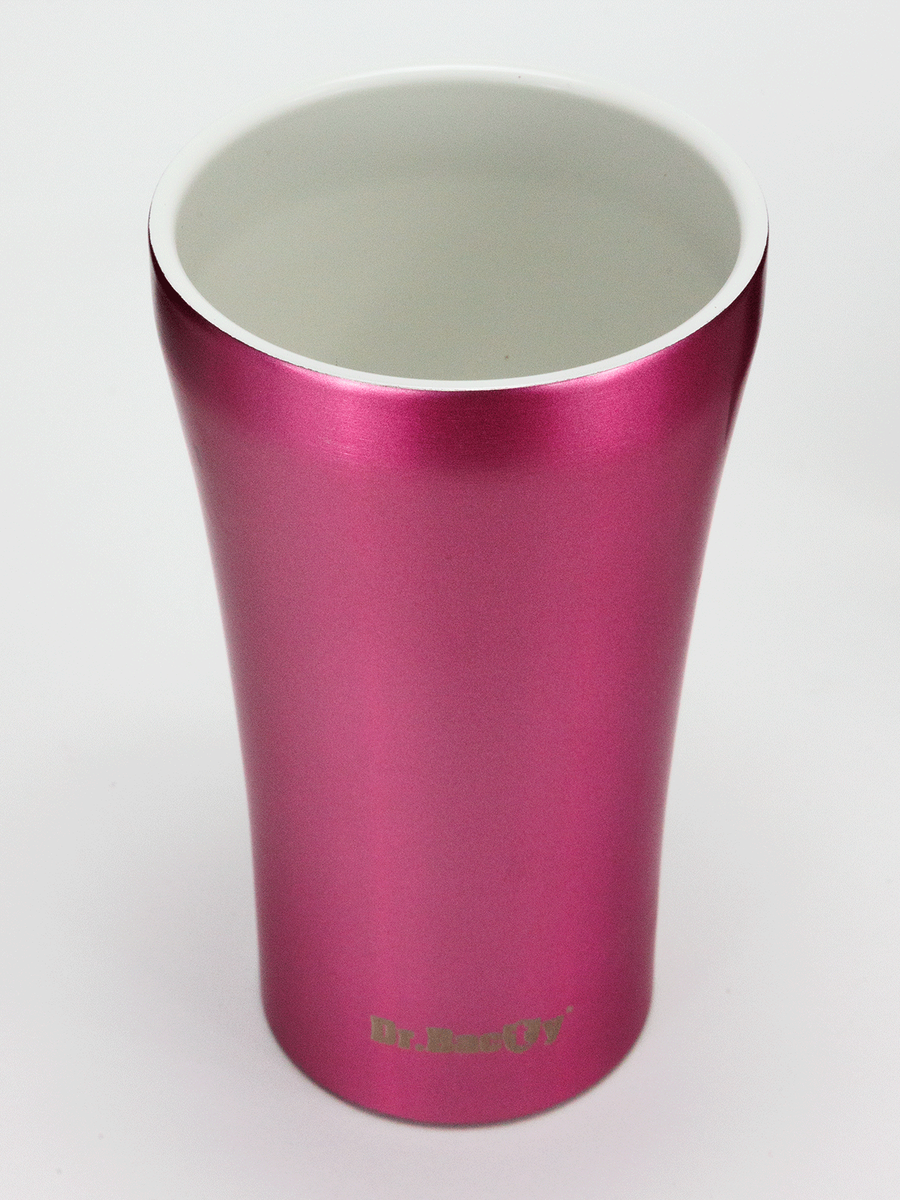 Kubek termiczny na kawę Dr.Bacty Apollo 2.0 - 360 ml - Pink - powystawowy