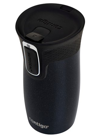 Kubek termiczny - Contigo West Loop Mini • 300ml • Duszki - Czarny Metalik