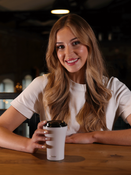 Kubek termiczny do kawy Dr.Bacty Apollo - 227 ml - biały