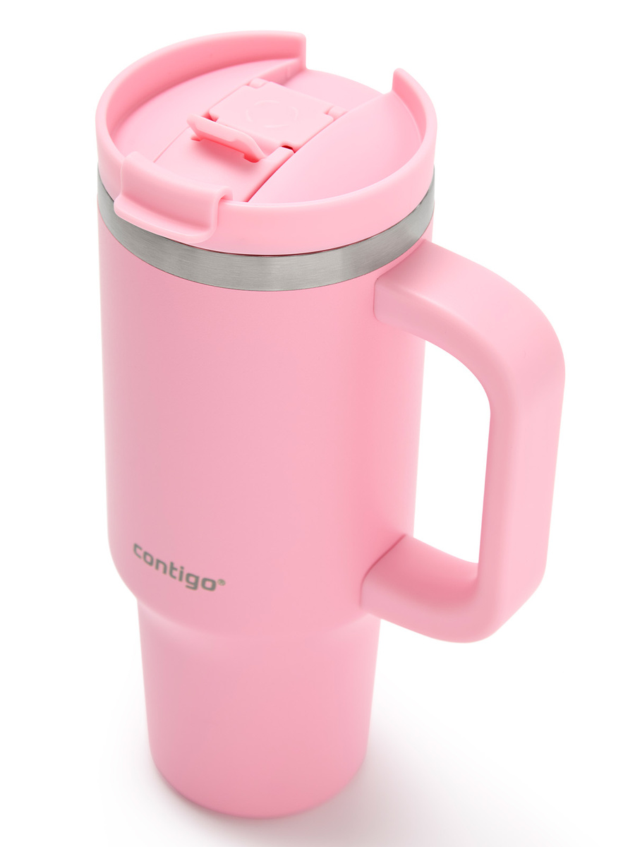 Kubek termiczny ze słomką Contigo Streeterville Tumbler Mini 880 ml - Strawberry Cream