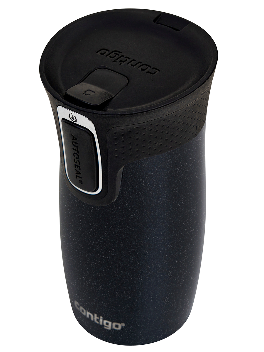 Kubek termiczny - Contigo West Loop Mini • 300ml • Dynie - Czarny Metalik