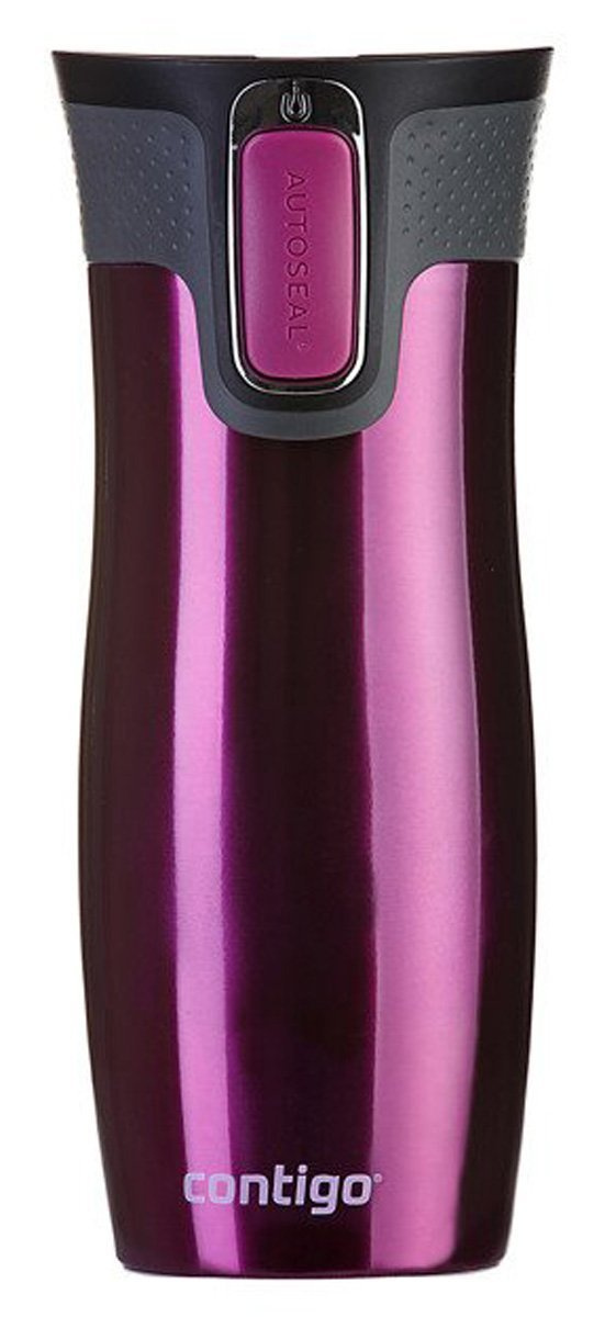 Kubek termiczny - Contigo West Loop 2.0 • 470ml • Malinowy + Pudełko