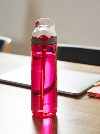 Butelka tritanowa na wodę - Contigo Ashland • 720ml • Sangria/White