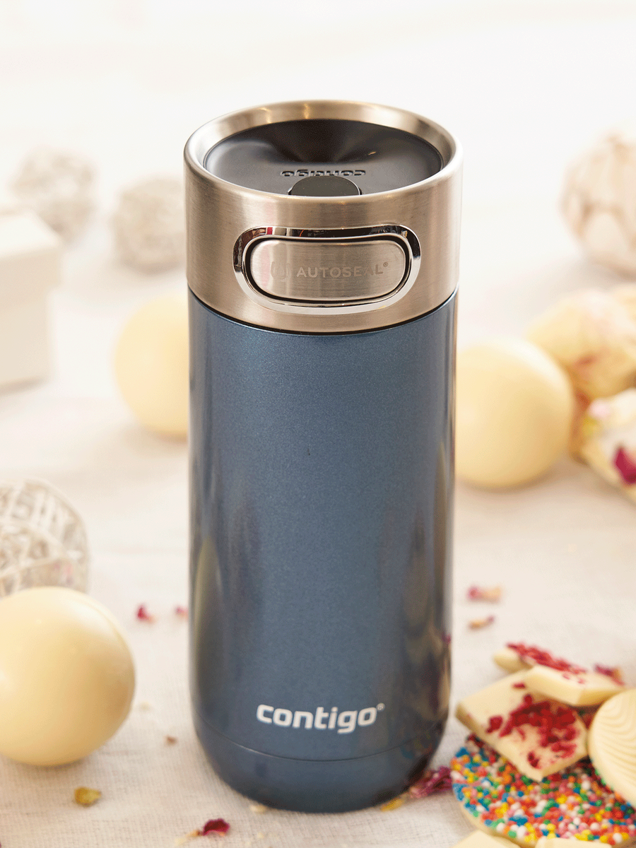 Kubek termiczny z grawerem - Contigo Luxe • 360ml • Blue