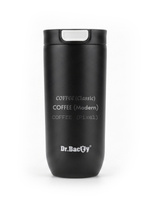 Kubek termiczny z grawerem Dr.Bacty Atlas 540 ml - czarny