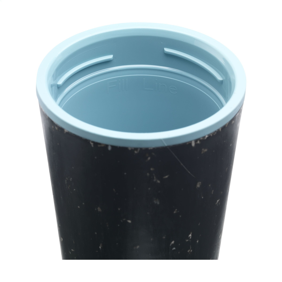 Kubek wielorazowy Circular&Co 340 ml - Black & Faraway Blue