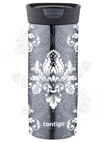 Kubek termiczny - Contigo Huron • 470ml • Arabeska White - Gunnmetal