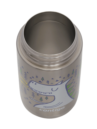 Bidon termiczny dla dziecka - Contigo Easy Clean • 380ml • Zielony Smok